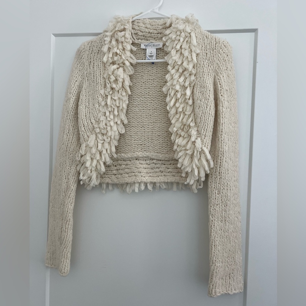 Fringe Cropped Sweater